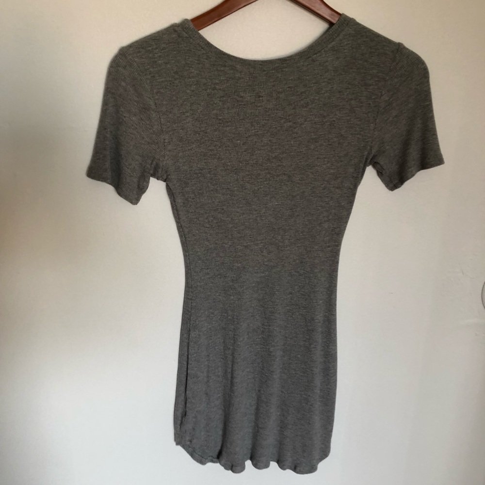 Gray mini dress - Picture 2 of 2